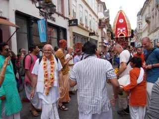 Heidelberg Ratha Yatra 2018, blissfull association with H. G Bhakti. Gouravani Swami, June 2017